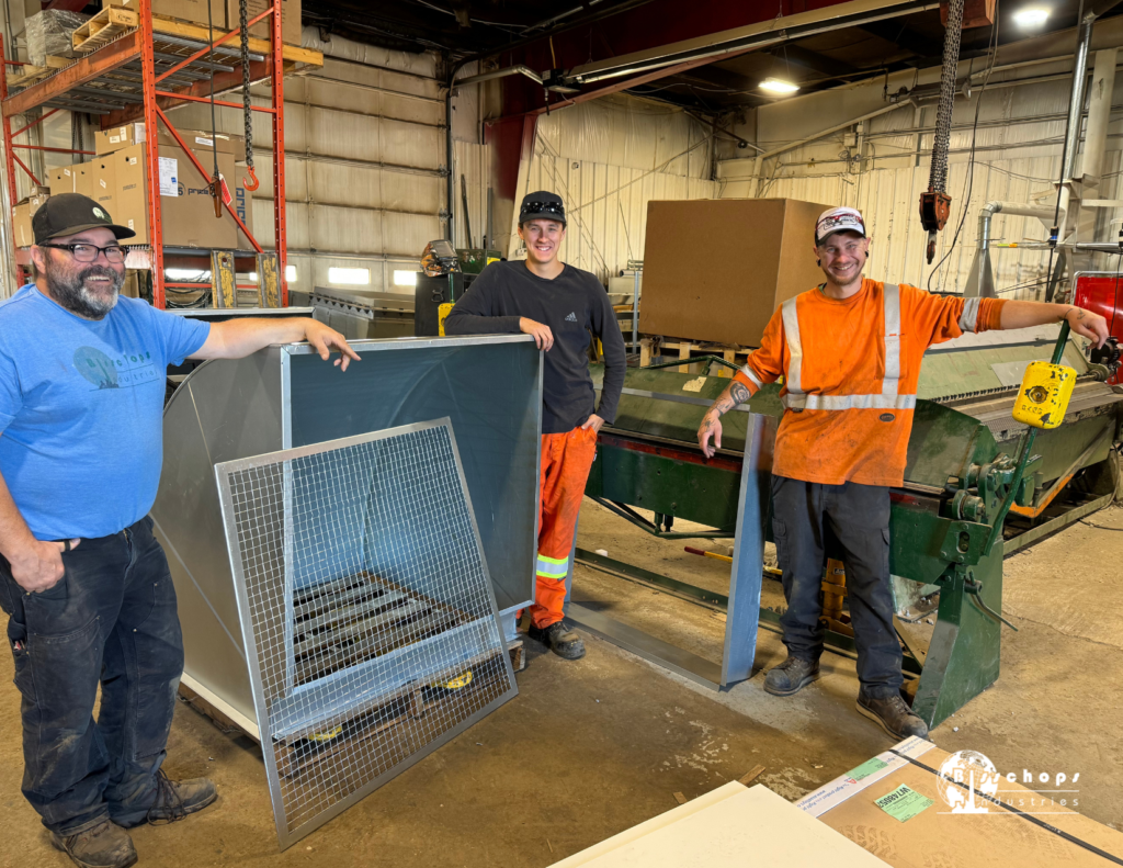 Bisschops Industries Sheet Metal and HVAC Team in Action